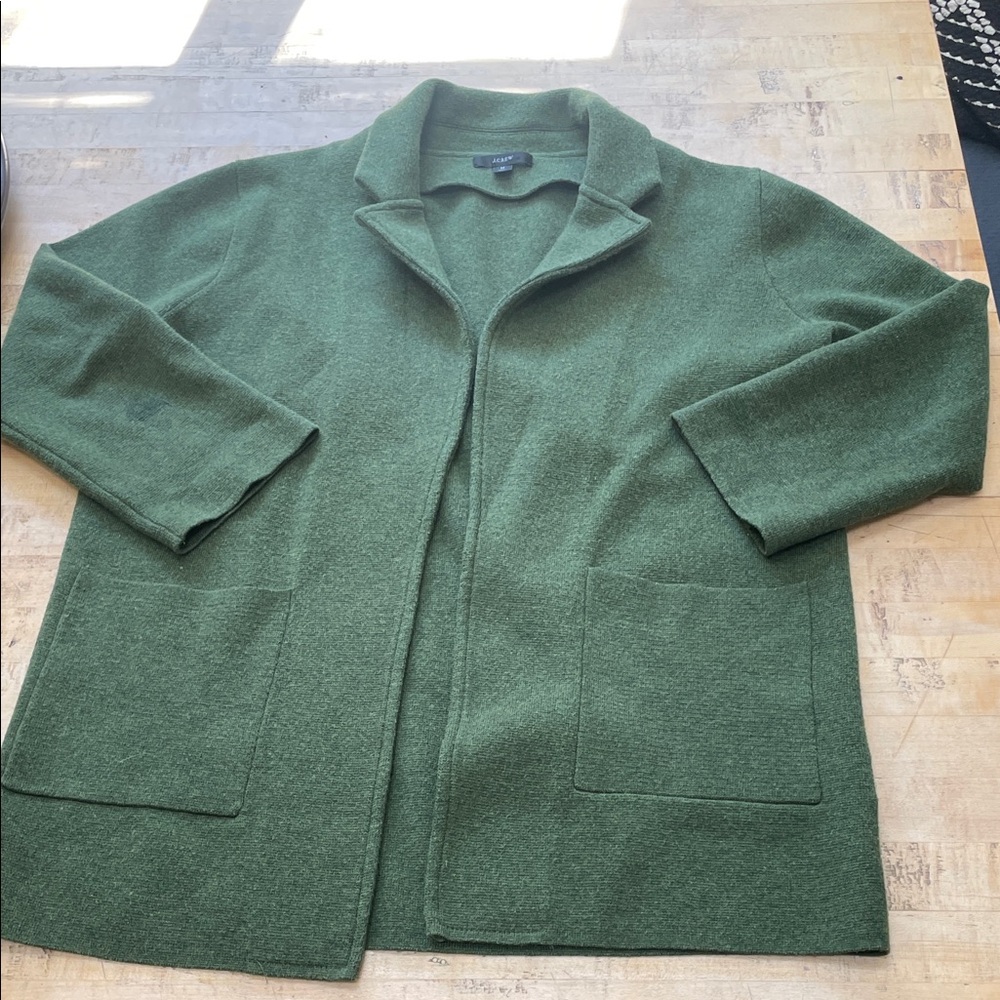 J Crew  Open-Front Coatigan